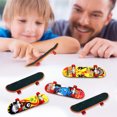 thumbnail image 3 of Finger Skateboard Set, 9 Pieces Random Selection Mini Finger Skateboard Professional Alloy Finger Skateboards Creative Gift Compatible with Children, 3 of 5