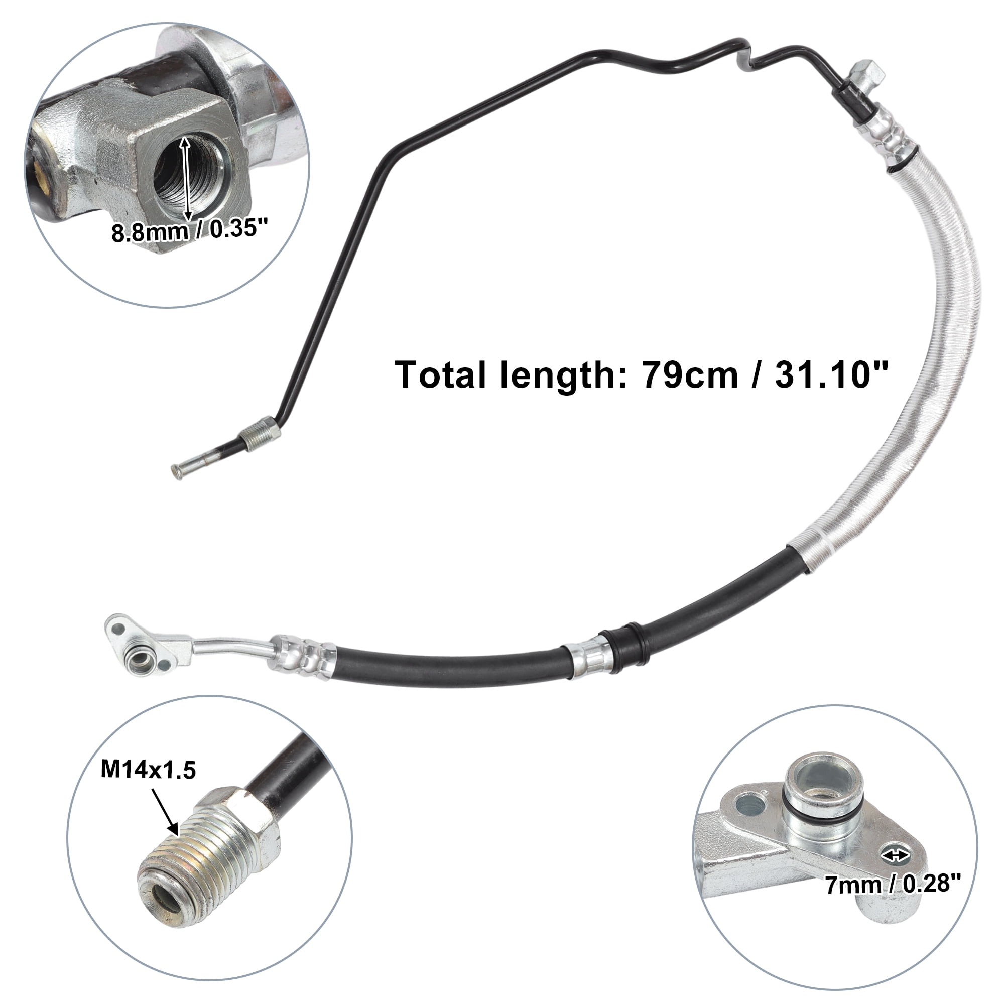 Unique Bargains Power Steering Pressure Line Hose for Honda Odyssey EX EX-L LX Touring 3.5L V6 - Gas 2005-2007
