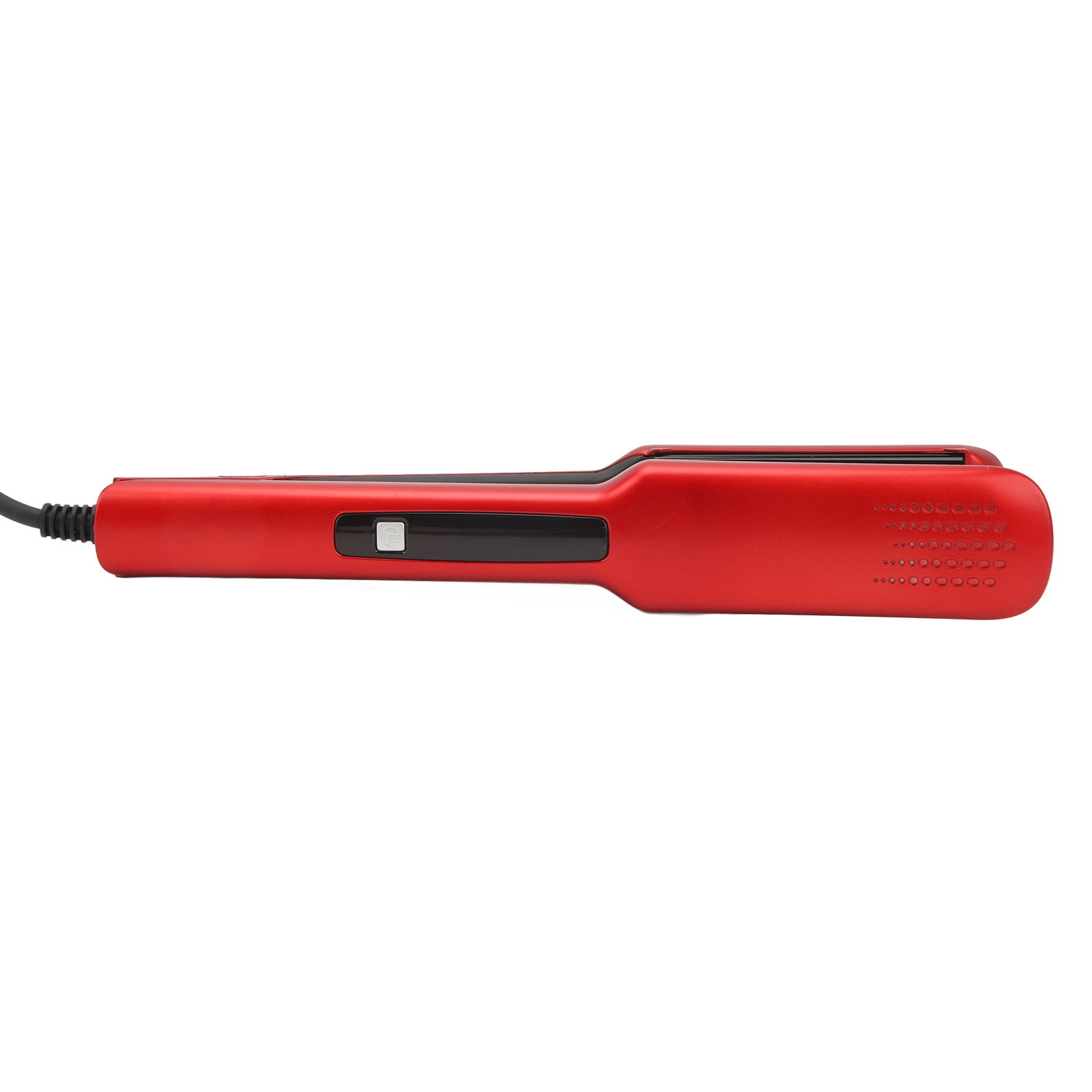 Hair Curler, Hair Straightener Flat Iron Wide Application Negative Ion US Plug 110-220V  for Home Red