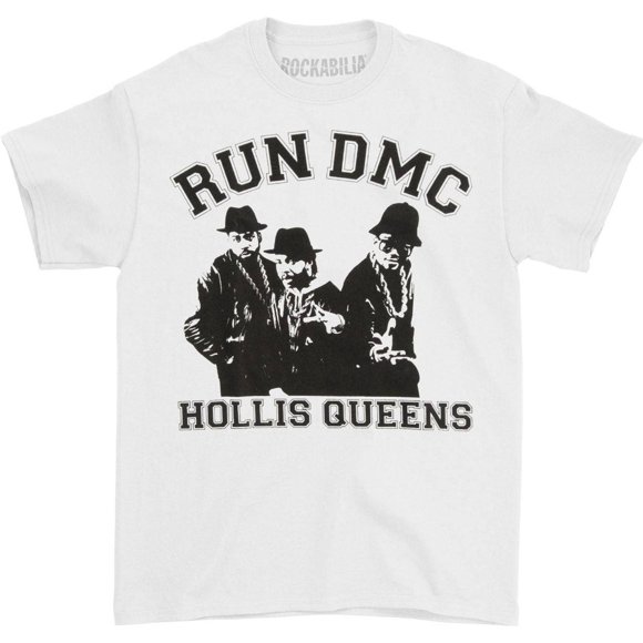 Run DMC Adult Hollis Queen Pose Cotton T-Shirt