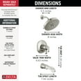 thumbnail image 2 of Delta T17t489 Tetra Tempassure 17T Series Thermostatic Tub And Shower Trim Package - Black, 2 of 3