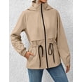 thumbnail image 5 of Alsol Lamesa Rain Coats for Women Waterproof with Hood Rain Jackets Womens Lightweight Windbreaker Outdoor Hiking Rain Jacket, 5 of 6