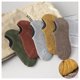 thumbnail image 2 of Calcetines tobilleros con parte inferior de toalla para hombre, de silicona de color sólido, antideslizantes, desodorantes, de algodón de color sólido, para primavera y verano, calcetines invisibles, 2 of 3