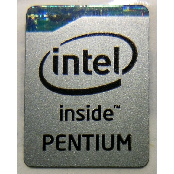 Intel Pentium Inside Sticker 12 x 16mm / 1/2" x 5/8" [781]