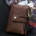 thumbnail image 4 of relayinert Exquisite Leather Wallet For Men Durable And Scratch-proof Waterproof Cowskin Men Wallet Coin Purses brown, 4 of 6