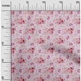 thumbnail image 2 of oneOone Velvet Light Pink Fabric Florals Craft Projects Decor Fabric Printed By The Yard 58 Inch Wide, 2 of 4
