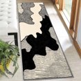 thumbnail image 5 of 2x6 FT Kitchen Runner Rugs Non Skid Washable, Faux Wool Rug Runners for Hallways Bathroom Carpet Runner, Soft Indoor Modern Floor Rug for Entryway Laundry Room, 5 of 11