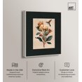 thumbnail image 2 of Hummingbird Dreams Canvas Print Botanical Art by Art Remedy, Silver Frame, 16 x 20, 2 of 6
