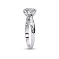 thumbnail image 3 of AFFY Solitaire Engagement Rings For Women 8MM Cushion Cut Lab Created Moissanite 4-Prong Solitaire Engagement Promise Rings in 10K Solid White Gold, Ring Size 8.5, 3 of 6