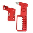 thumbnail image 1 of HLONK Sound And Light Alarm Function Live-Saving Car Safety Hammer Wall Hanging Window Breakers Emergency Escape Tools Emmergency Hammers (Red), 1 of 6