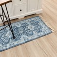 thumbnail image 4 of Mainstays Wexford Vintage Indoor Runner Rug, Navy, 20” x 60”, 4 of 9