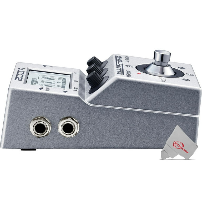 ZOOM MS-50G MultiStomp Guitar Pedal with Pig Hog PP9V 9V DC 1000ma