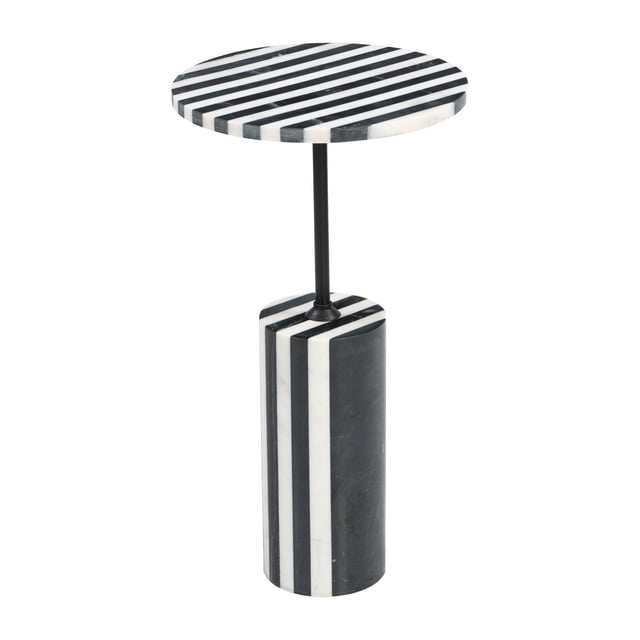 Mesa Lateral Regles Negro Kessa Muebles
