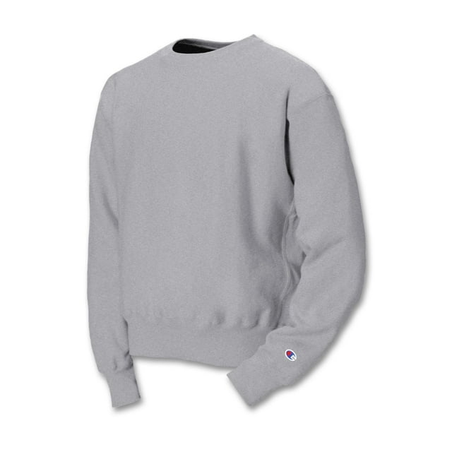 Champion Chandail Ras du Cou en Tricot Reverse pour Hommes, 3TG, Gris Oxford