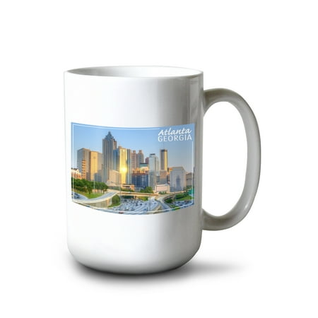 

15 fl oz Ceramic Mug Atlanta Georgia Skyline during Day Dishwasher & Microwave Safe