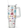 thumbnail image 2 of Nurse Gifts for Women, Nurse Tumbler 40 Oz Tumbler with Handle, Cna Gifts Nurses Week Gifts for Nurses, Rn Gifts for Nurses, Nurse Practitioner Gifts, 2 of 6