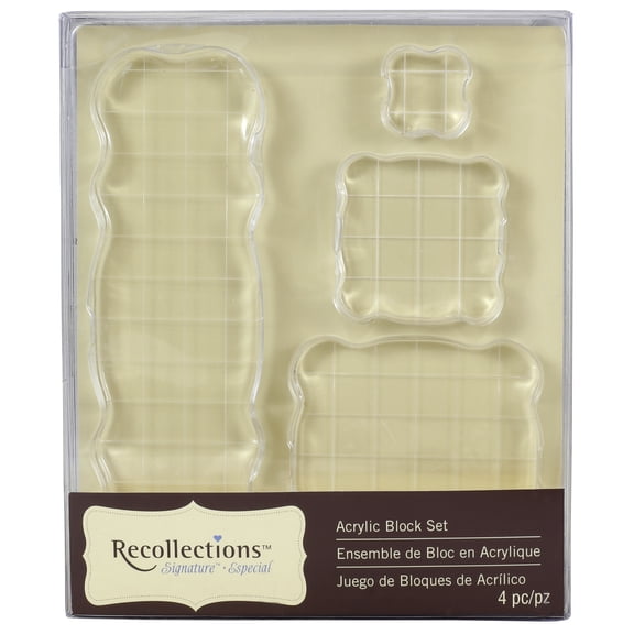 6 Pack: Signature Acrylic Block Set by Recollections