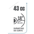 thumbnail image 3 of Desbrozadora de gasolina AKSI profesional 43 cc, 3 of 3