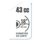 thumbnail image 3 of Desbrozadora de gasolina AKSI profesional 43 cc, 3 of 3