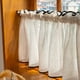 thumbnail image 2 of XmhyTop-A Cortinas decorativas beige, 2 piezas, 150 x 45 cm, cortas, de encaje, para cocina, decoración del hogar, 2 of 5