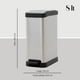 thumbnail image 4 of Botes de Basura 8L Acero Inox Metalico C/Pedal Cocina 2pzas ColorHome COLORBIN8, 4 of 7