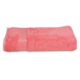 thumbnail image 4 of Melissa Linen, Bath Towels, Set of 2 Quick Dry, Absorbent, Cotton Bathroom Towels, Coral Pink, 4 of 8