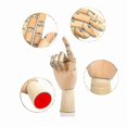 thumbnail image 2 of Wooden Hand Model Wood Artist Drawing Manikin Mannequin With Flexible Fingers, 2 of 5
