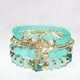 thumbnail image 1 of Nvzi Pulseras de cuentas apilables bohemias, brazaletes de cuentas multicapa elásticos, juego de pulseras con dijes, joyería multicolor, azul y verde, 1 of 5