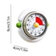 thumbnail image 3 of Temporizador mecánico de cocina Dial visual de 60 minutos Reloj de cocina magnético de acero inoxidable Azul Amarillo Blanco Rosa, Cuerda, 3,15 pulgadas, 3 of 7