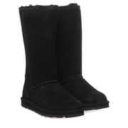 BEARPAW Women's Elle Tall Black Size 10 | Slip On Boots | Cozy & Comfortable Winter Boot for Women
