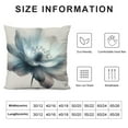 thumbnail image 5 of Shiartex Spring Flower Pillow Covers 18x18 Inch , Watercolor Blue Floral Throw Pillow Covers Square Cushion Cover for Home Couch Sofa Patio Bedroom Livingroom, 5 of 5