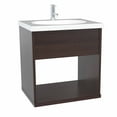 thumbnail image 6 of Inval Wall Mount Single Sink Bathroom Vanity with Storage 19"W x 15"L, Espresso, 6 of 9