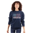 thumbnail image 3 of Country Strong Flag Deer Southwestern Sweatshirt for Men or Women Brisco Brands X, 3 of 6