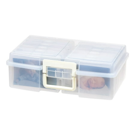 UPC 762016429861 product image for IRIS USA  13 Piece 4  x 6  Clear Photo Keeper and Craft Storage Set  Clear | upcitemdb.com