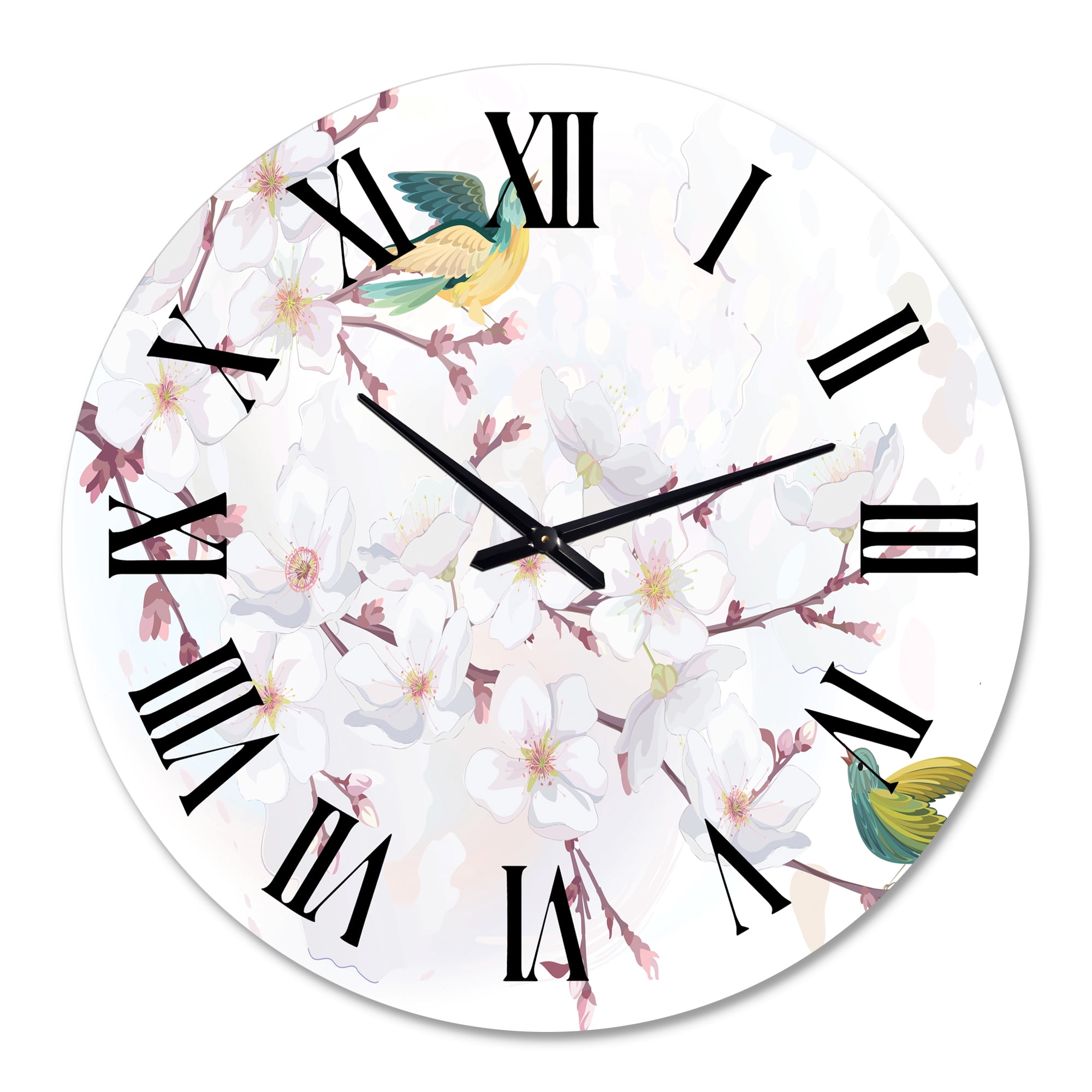 Designart 1 in Quartz Traditional Wall Clock