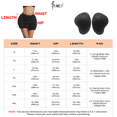 thumbnail image 3 of BIMEI 2PS Sponge Hip Pads for Women Butt Hip Enhancer Padded Shorts Body Shaper，Low Waist Mini,Black, S, 3 of 6