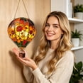 thumbnail image 2 of LLDYYDS Hot Air Balloon Solar Pendant With Flickering Flame Solar Hot Air Balloon Acrylic Outdoor Hanging For Garden Patio Porch Yard Party One Size, 2 of 4
