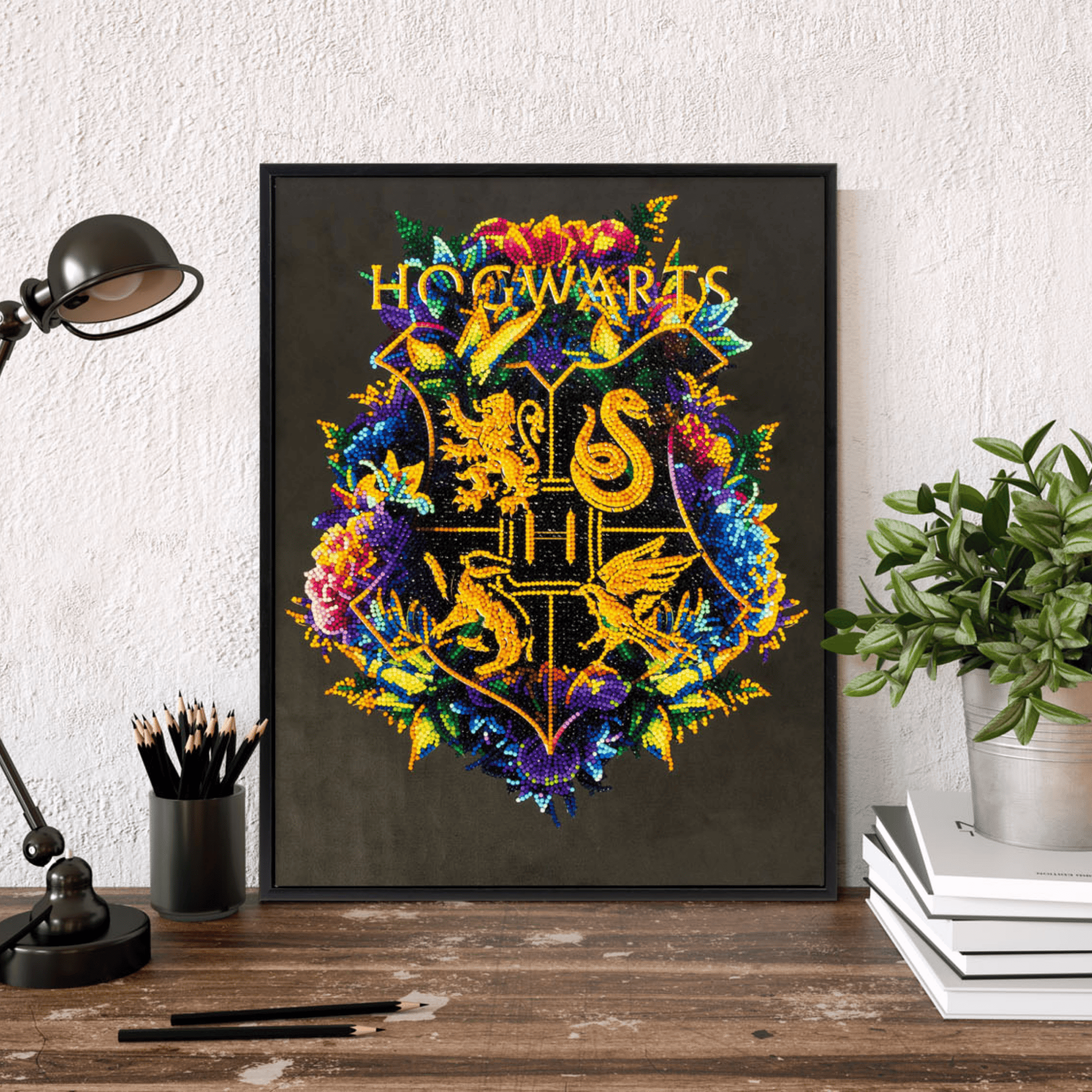 Diamond Dotz HOGWARTS™ CREST Diamond Painting Kit - 14" x 18"