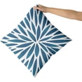 thumbnail image 3 of Spring Teal Dahlia Flowers Throw Pillow Cover 18x18 Inch Pack of 2 Turquoise Blue White Floral Cushion Pillow Case Square Cotton Summer Outdoor Modern Pillowcase for Party Bed Sofa Home Car Bedroom, 3 of 6