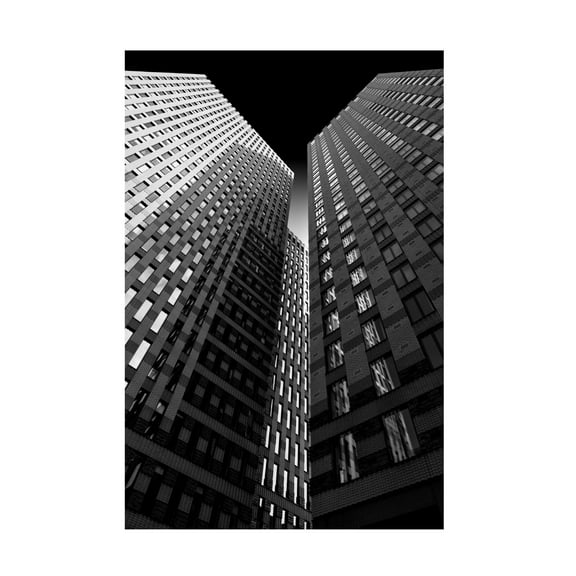 Canvas Wall Art - Greetje van Son 'Between Giants' Wall Art for Living Room, Bedroom, or Office Décor by Trademark Fine Art - 12 x 19 Inches