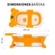 thumbnail image 4 of Tina Bañera De Baño Para Bebés Plegable Portátil con Termómetro, 4 of 5