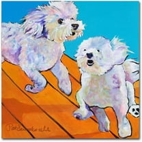 Trademark Fine Art "Catch Me" Canvas Art by Pat Saunders