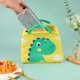 thumbnail image 5 of Bolsas de almuerzo para niños de 5 litros, bolsas térmicas impermeables para comidas para niños, bolsas escolares Bento, bolsas aisladas para niños pequeños, bolsas aisladas para niñas y niños en la escuela y picnic (dinosaurio) ER, 5 of 5