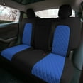 thumbnail image 2 of For 2020-2024 Tesla Model Y FH Group Waterproof Neoprene Custom Fit Made Car Seat Covers - Rear Blue, 2 of 6