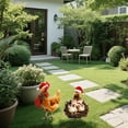 thumbnail image 2 of Ltdhehe Metal Chicken Garden Stake Outdoor Yard For Patio Ornament, 2 of 4