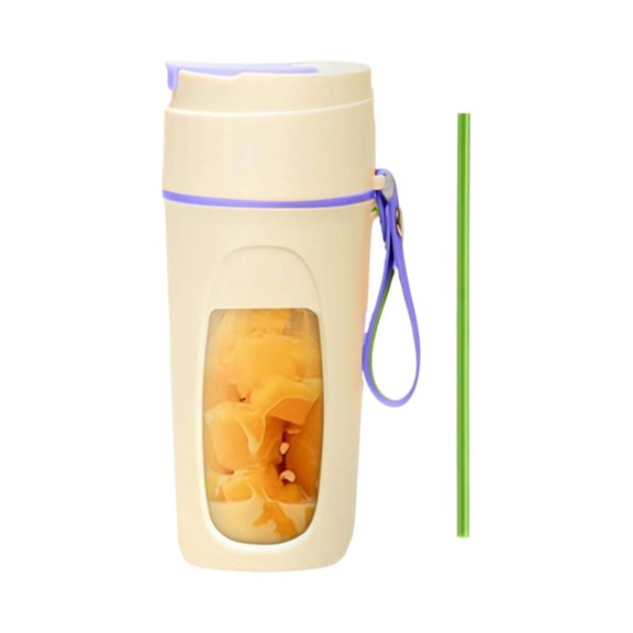 XKHZJL Portable Blender, Cordless, Personal Blender-for Shakes & Smoothies, BPA Free, Leakproof, USB-C Rechargeable, Ideal for Ice Blending, Juicing, and Food Processing, Convenient, and Versatile