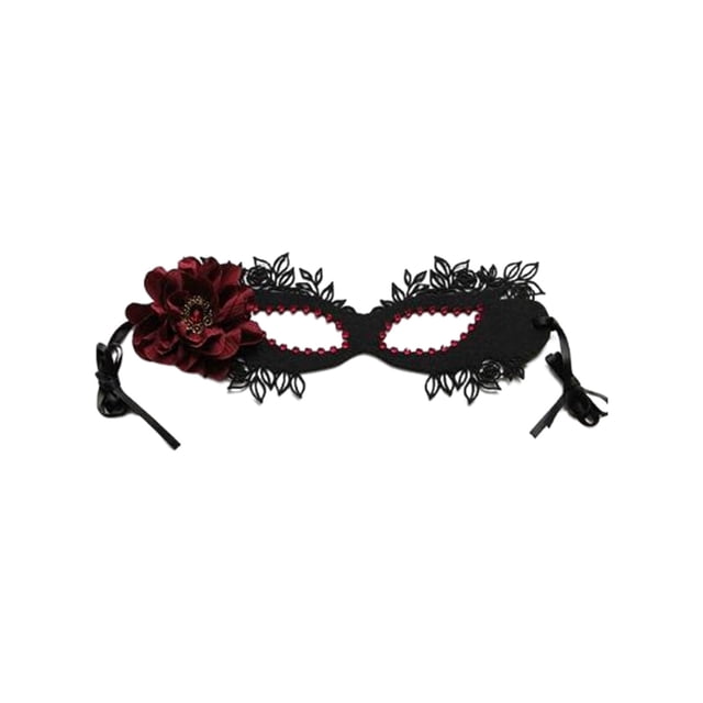 Disfraces de Halloween para Mujeres Otras Máscaras de Wansheng Máscara de Wansheng Araña Negra Disfraz de Media Máscara de Cara Máscara de Ojos de Cosplay para Mujeres Y Niñas