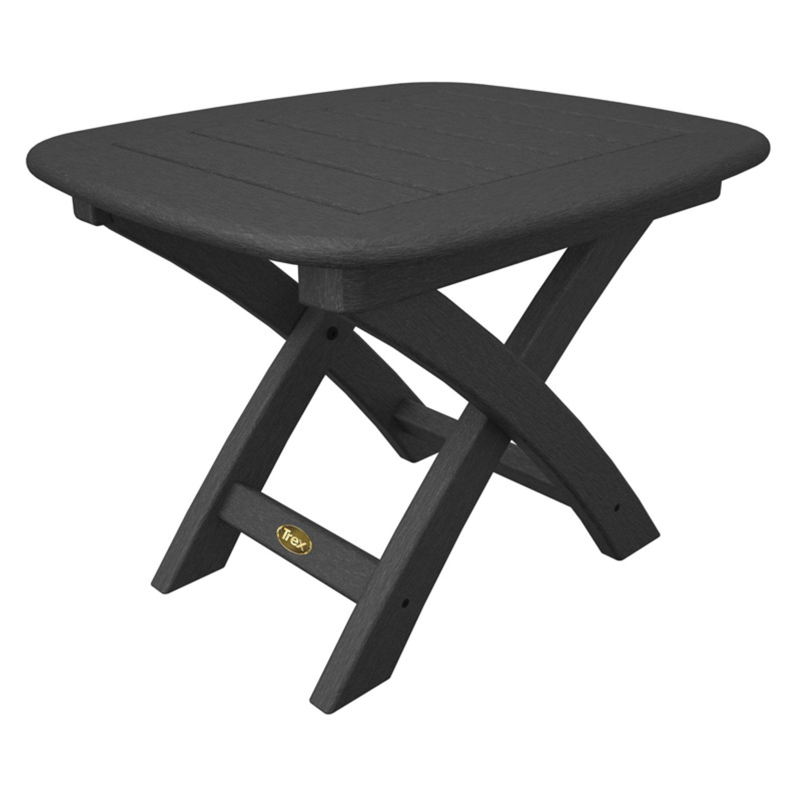 Trex Outdoor Furniture Recycled Plastic Yacht Club Side Table Walmart Com Walmart Com