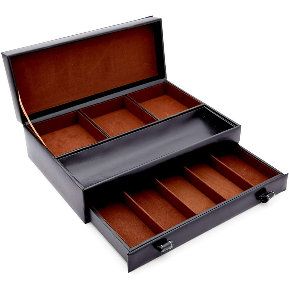 Juvale Juvale Mens Dresser Valet Organizer (Black)