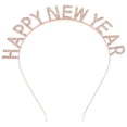 thumbnail image 2 of 2026 Happy New Year Headband,Christmas Headbands for Women,Holiday Headbands for Women,New Year's Eve Party Tiara Accessories,Cute Holiday Headpiece(Rose Gold), 2 of 9